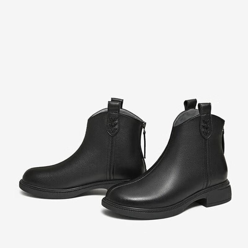 BASTO Women s G7359DD5 Winter Sheepskin Martin Ankle Boots 36