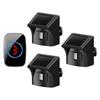 Dual Detection Solar Driveway Sensor: Infrared & Microwave Wireless Doorbell with Digital Display