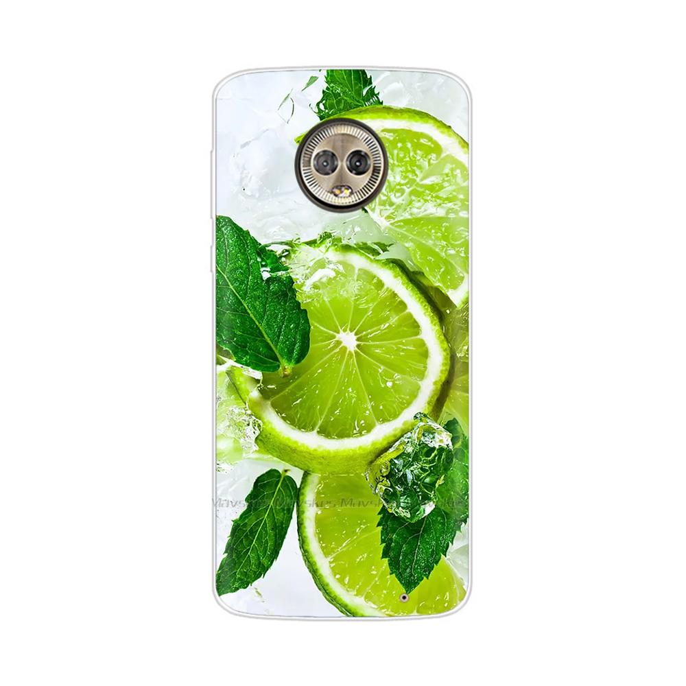 For Moto G6 Play Case TPU Soft Paint Animal Silicone Clear Cover for Motorola Moto G6 Play Plus G6Play Cases Protective Shell