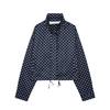 European and American Style, New Women's Clothing, Fashionable, Casual, Polka Dot Bubble Sleeve Jacket 5247/713