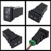 LED Dual Fog Light Switch Radar Parking Sensor Power Headlight Control Button for Suzuki Jimny - Ignis Spacia Speedwings