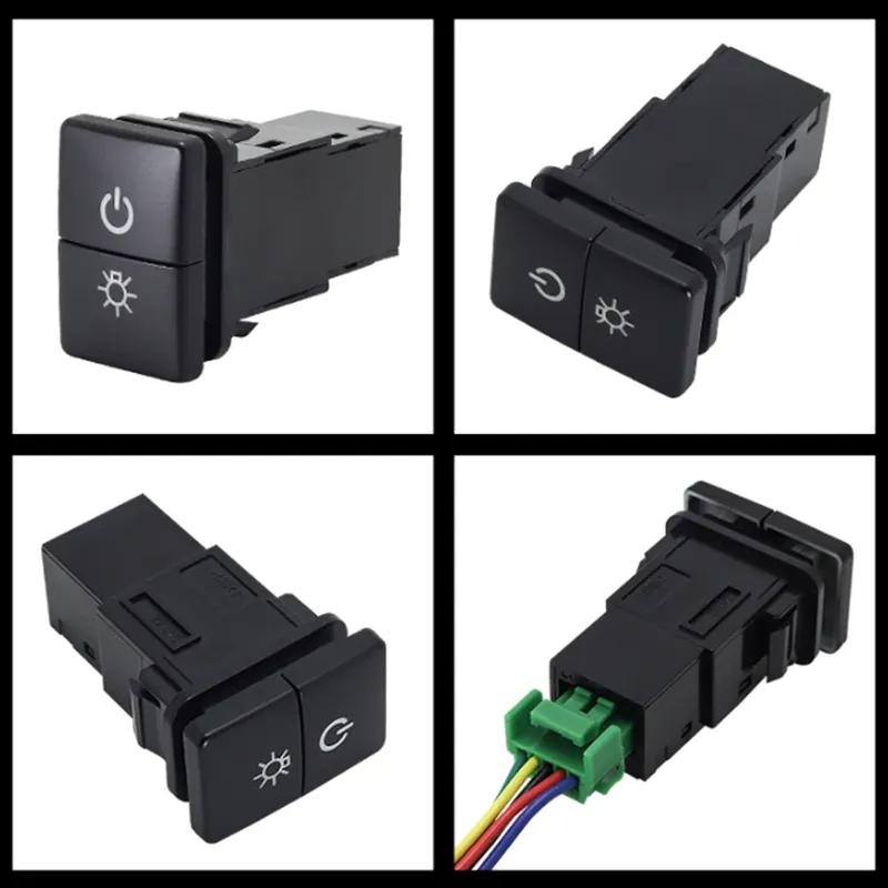 LED Dual Fog Light Switch Radar Parking Sensor Power Headlight Control Button for Suzuki Jimny - Ignis Spacia Speedwings