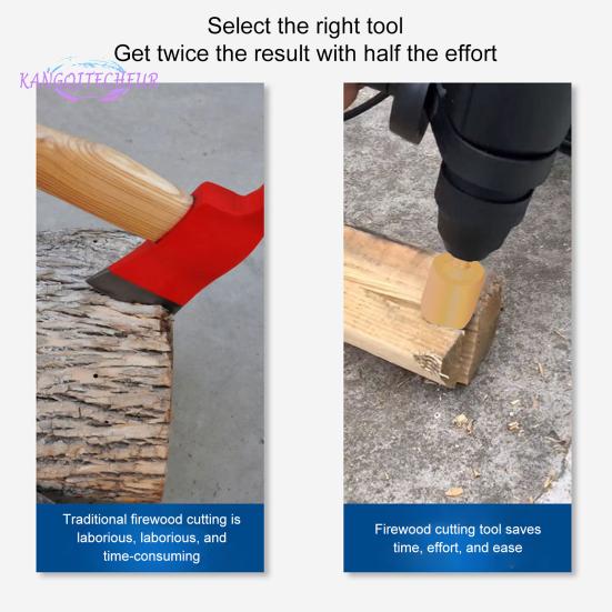 Cheap 5Pcs/Set Firewood Drill Bit Set Log Splitter Removable Wood Heavy ...