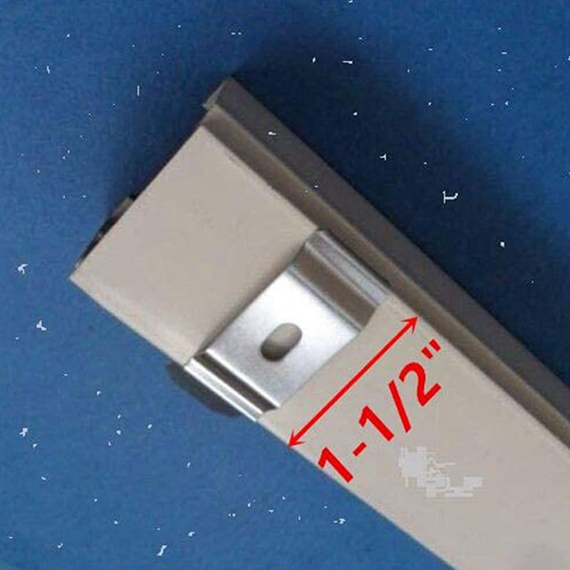 1/2Pcs 3Inch Vertical Blind Bracket Clips Metal Roller Shutter Pull Curtain Fixing Mounting Holder Accessories