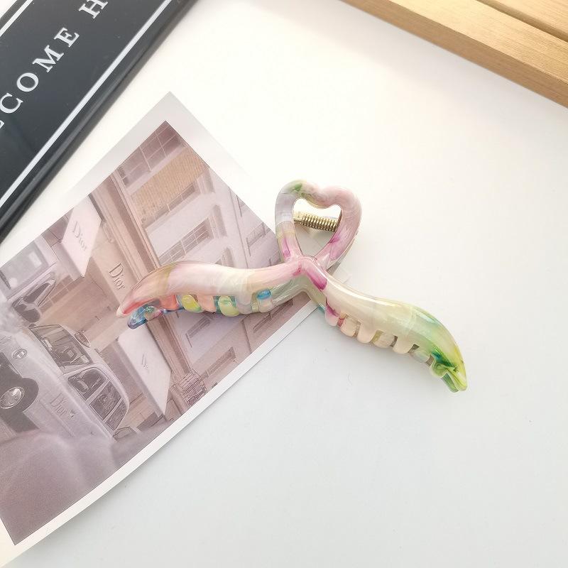 

Премиум уксусная кислота шпилька женская затылок маленькая захватывающая заколка шпилька акула зажим полу-завязка для волос головной убор