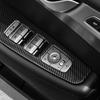 LHD/RHD Für Hyundai Palisade 2020-2026 Auto-Tuning Kohlefaser Fensterknopf-Abdeckung Zierleiste Automobil-Innenraumzubehör