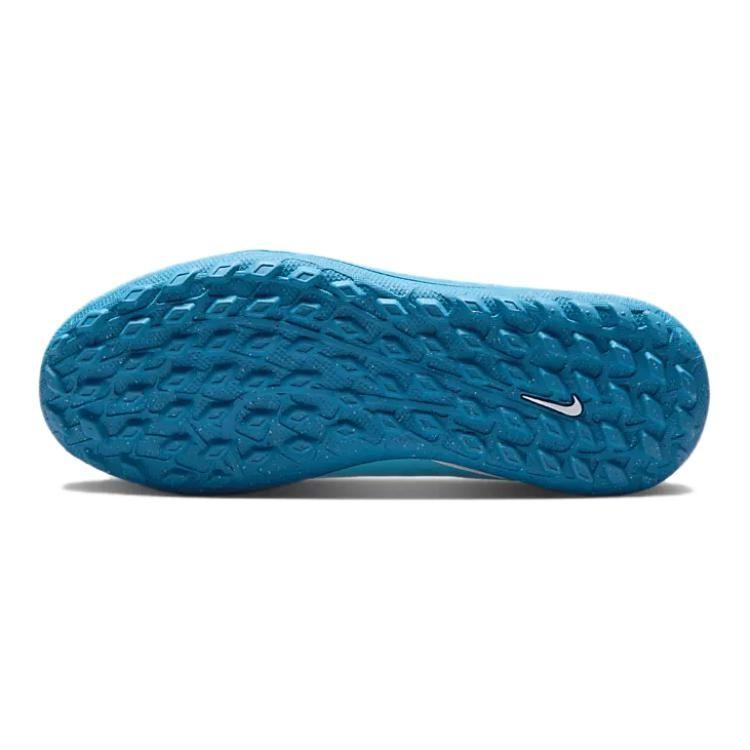 Nike Phantom Luna 2 Soft And Comfortable Slip Resistant Abrasion Resistant Mid top Kids' Soccer Shoes Blue FJ2607-400