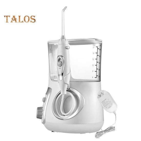 

Водный ирригатор для полости рта с 10 режимами, регулируемый, 800 мл, удаление зубного налета, водонепроницаемый, портативный, высокого давления, электрический ирригатор для полости рта, очиститель для зубов белый