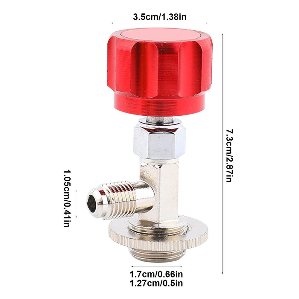 AC Refrigerant Can Tap Refrigerant Bottle Opener Car Accessories Valve Tool for Air Conditioning Systems Automotive Truck