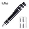 8-in-1 Aluminum Alloy Pen Screwdriver Set with Phillips and Flat Head Tips