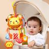 Multiuse Baby Stroller Accessory Wind Chime Crib Mobile Hanging Rattle Toy Cartoon Sensory Developmental Toy For Infant