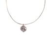 Fashion Shiny Imtation Crystal Necklace Zircon Pendant Transparent Fishing Line Invisible Ladies Necklace Jewelry Clavicle Chain
