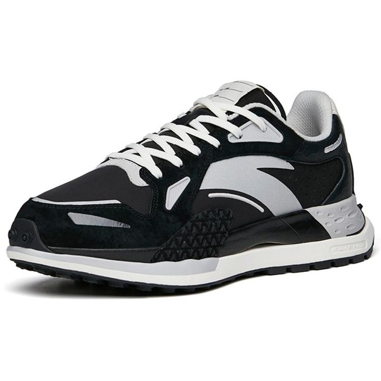 New Anta Star C202 Durable Breathable Low Top Running Shoes Women's Black 122135580A-2