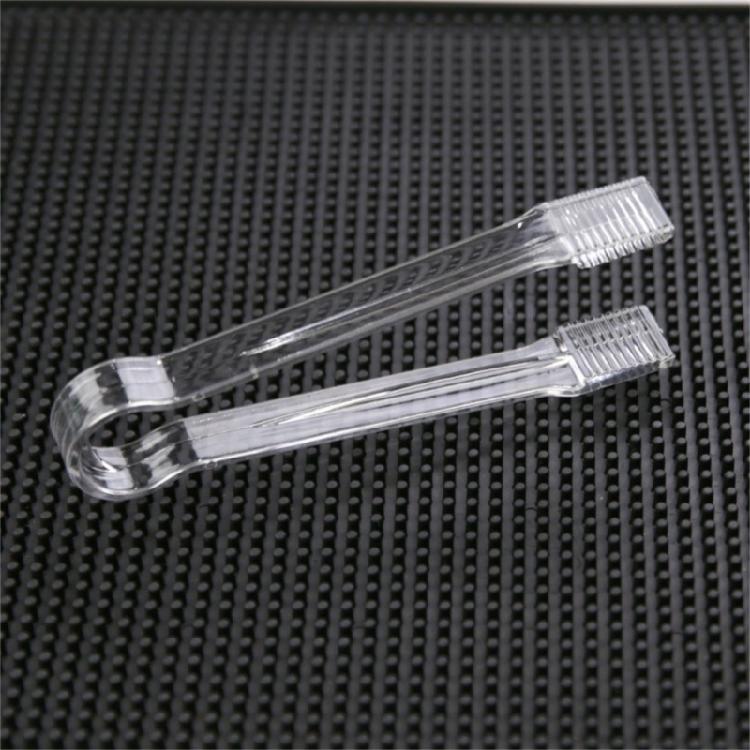 10 Piece Miniature Ice Clip Clear Sugar Tongs Buffets Serving Clamps For Beer Cocktails Party Catering Accessories