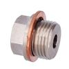Sensor Adapter M18x1. To 1/8NPT Thread Exhaust Water Temperature Sensor Fitting with Gasket
