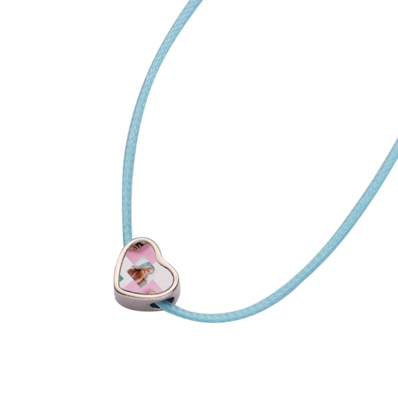 Alloy Heart Beads Featuring Distinctive Heat Transfer Craft Perfect for Handmade Jewelry Enthusiasts and Gift Seekers