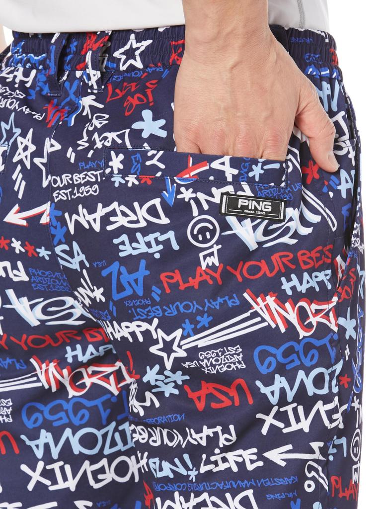 Ping Apparel Men's Golf Shorts (All-Way Stretch, UV Protection) 621-4132201 120_Navy L