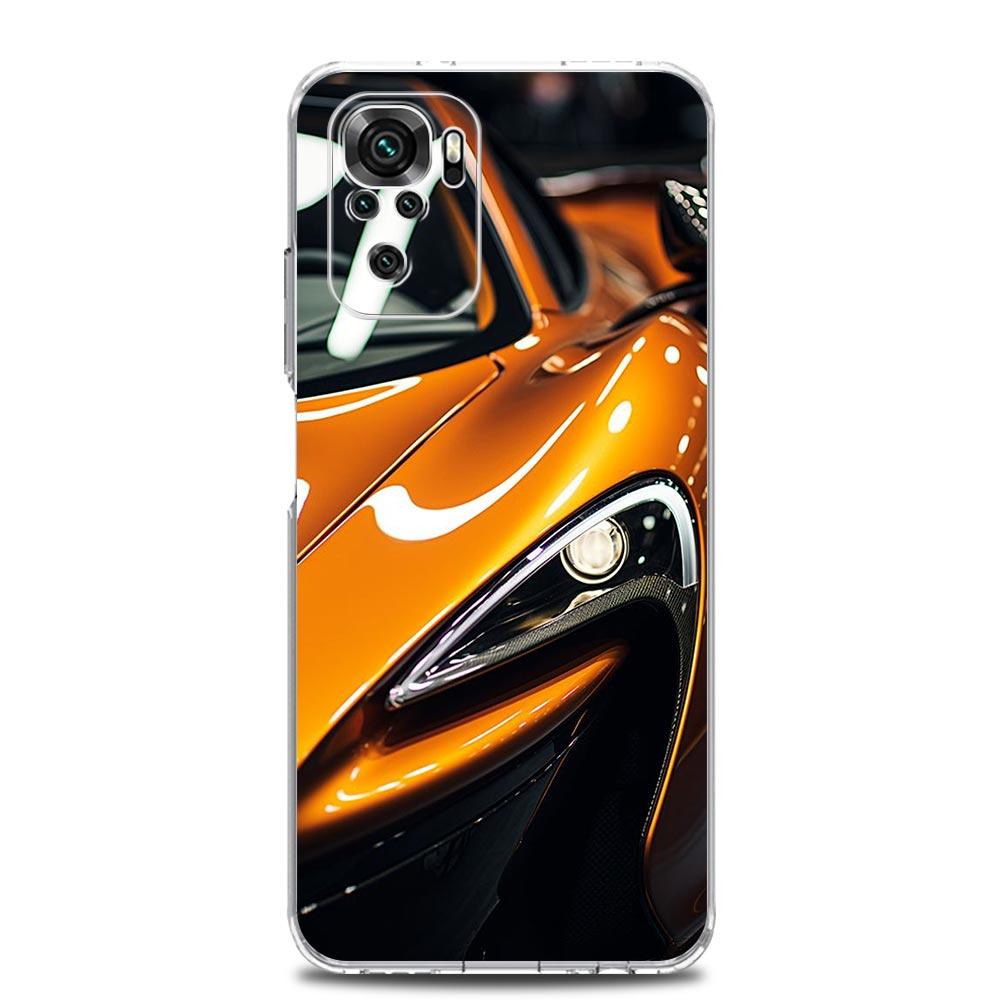 Phone Case For Xiaomi Redmi Note 13 12 5G 9S 9 8 10 11 Pro Plus 4G 9T 13C 12C 10C 9C 9A 7 Pro Clear Cover Super Car Sport