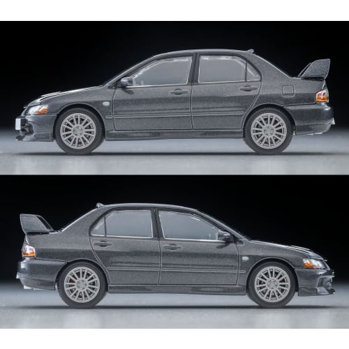TOMYTEC Tomica Limited Vintage Neo 1/64 Scale LV-N349a Mitsubishi Lancer GSR Evolution IX MR (Gray) 2006 Model, Finished Model, 333395