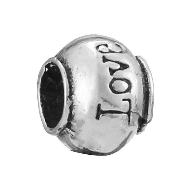 4pcs /Lot Real Sterling Silver Color Alloy Infinite Love Charm Star Beads Fit Original Diy Brand Bracelet For Women Jewelry Gift