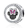 Danturn 925 Silber Charms Verhedderter Mickey Minnie Mulan Anhänger für Frauen Schmuckherstellung Armbänder Halskette