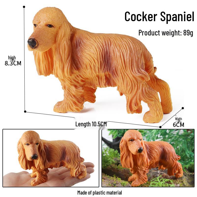 Children's Farm Animal Models: Cow, Pig, Rooster, Donkey, Duck, Cat, Sheep - Plastic Toy Set