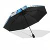 1pc Blue Butterfly Floral Umbrella with Plastic Handle,Compact & Stylish,Suitable for All Seasons YS331027