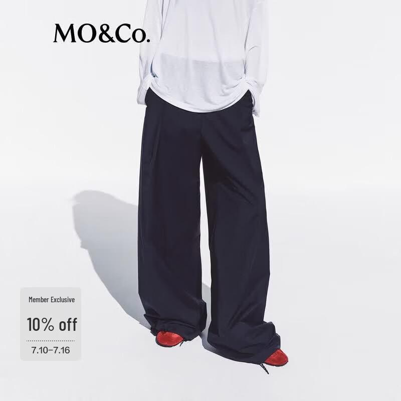 MO&Co. Women's Active Wide-Leg Suit Pants