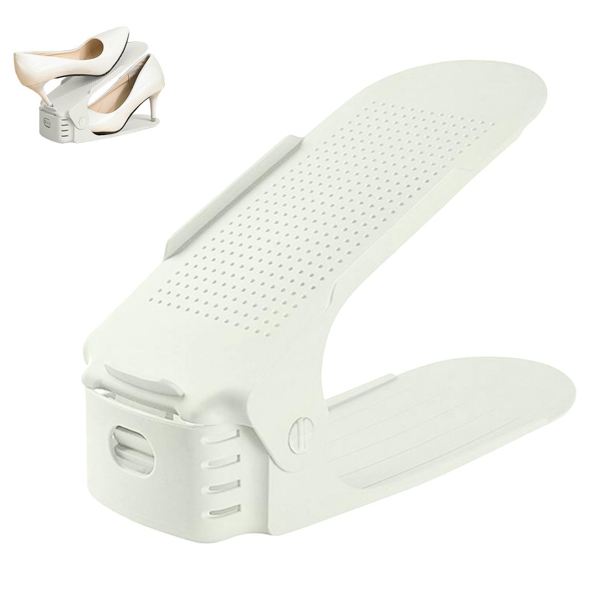 Storage Shoe Rack, Double-layer Shoe Holder, Dormitory Space Saving Integrated Home Dormitory Artifact Storage, Slippers