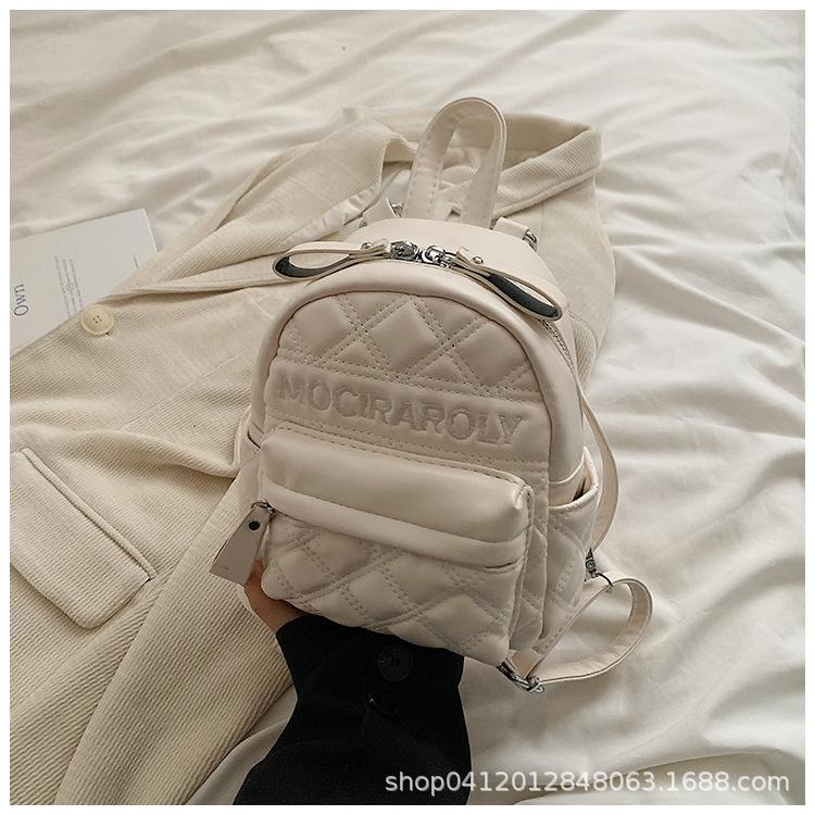 

Модный нишевый рюкзак женский 2025 новый корейская версия студенческого стиля дорожный рюкзак популярная сумка для поездок на работу белый