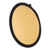 2 In 1 30cm Light Round Photography Reflector Collapsible Portable Outdoor Studio ReflectorGold