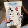 Suitable for Cats Going Out iPhone17promax Apple 17 Matte Phone Case 16/153 All-inclusive 14 Cartoons