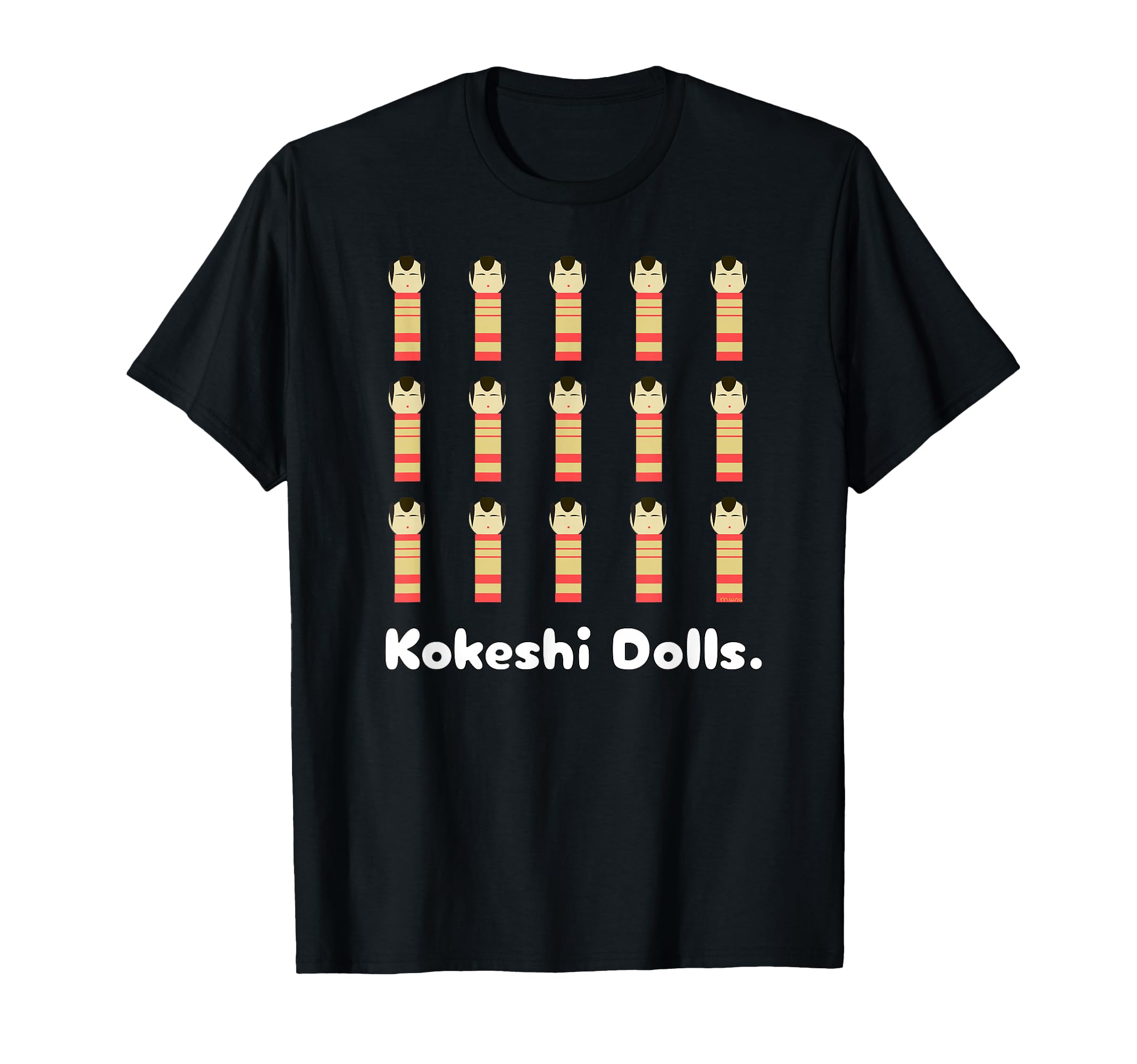 

Kokeshi Kokeshi dolls in and Showa retro souvenir Dolls. kimono, Meiji, Taisho, eras, T-shirts чёрный