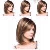 Short Straight Wig With Hightemperature Silk For Womens Face Shaping And Fashion Style