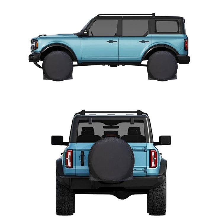 Auto Tire Cover with Handle Waterproof Tire Bag Energy Saving Car Accessory for Easy Transport for  Wheels Up to 65cm