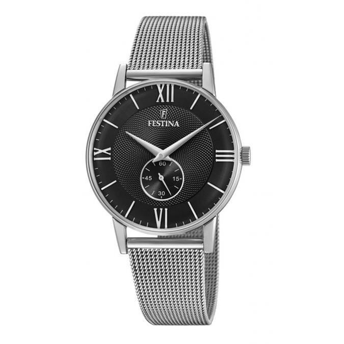 Montre - Festina - F20568-4 - Noir - Argent - Analogique - 3 ATM