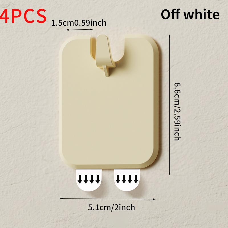 5pcs Strong Adhesive Photo Frame Hook No Drilling Picture Frame Hanger Seamless Oil Painting Mirror Picture Frame Removable Hook