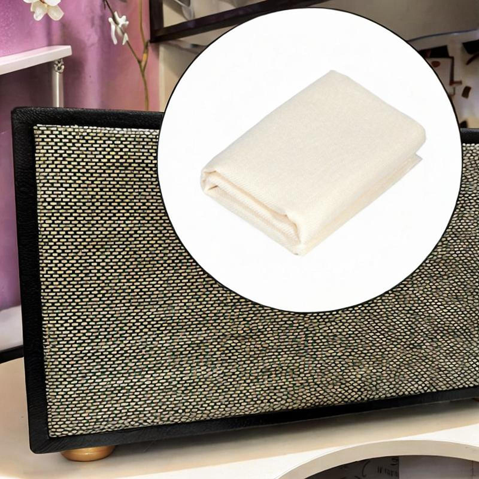 

Speaker Mesh , Stereo Box 145 Cm X 50 Cm, Replacement for Media Cabinets Milky