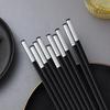 Light Luxury Extended Alloy Chopsticks