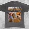 Armadillo Vintage Graphic T-Shirt, Retro Wildlife Animal Tee, Funny Naturecore Shirt, Armadillo Lover Gift, 90s Style Grunge Streetwear