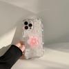 Kreative Treibsand-Blumenständer-Handyhülle für iPhone 13 iPhone 15 iPhone 16 Pro Max