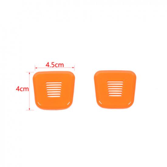 Top Roof Microphone Decor Cover Trim For Dodge Challenger 15+ Charger 11+ Orange