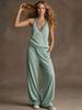 Women Sleeveless V Neck Wide Leg Pants Set Casual Loose Fit Solid Color Summer Jumpsuit Alternative Two Piece Set