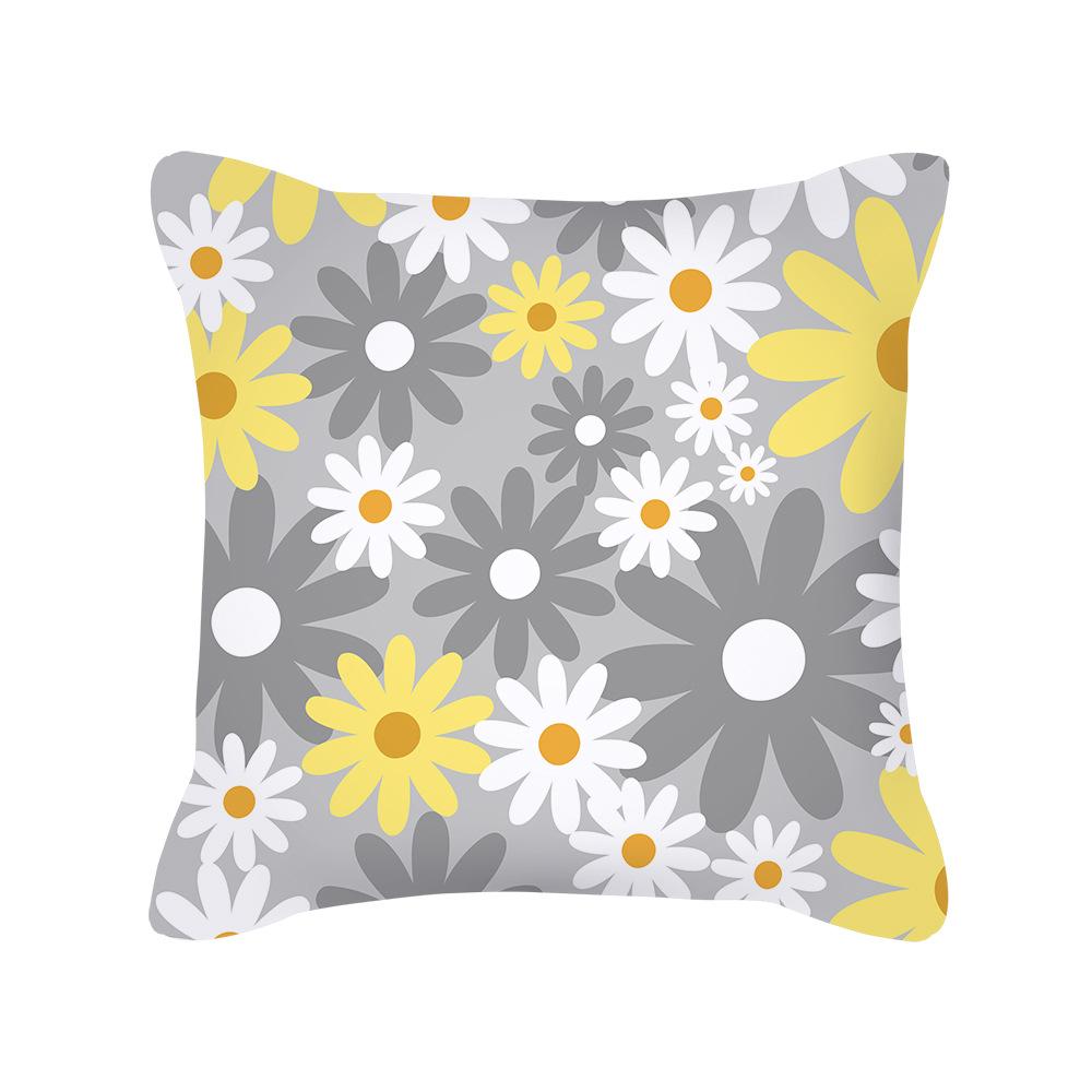 

Home Pillowcases Flowers Sofa Cushions Ins Nordic Peach Skin Pillowcases Pillowcases 45 * 45cm