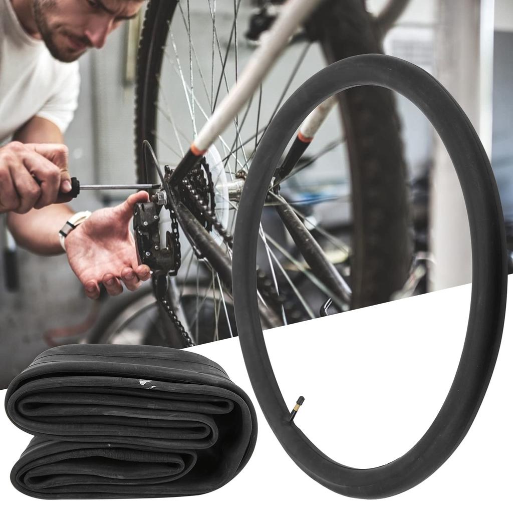 Kerékpár belső gumi AV48MM Schrader szelepes butil gumi belső gumi a legtöbb országúti és hegyi kerékpárhoz, 24x1.95-2.125