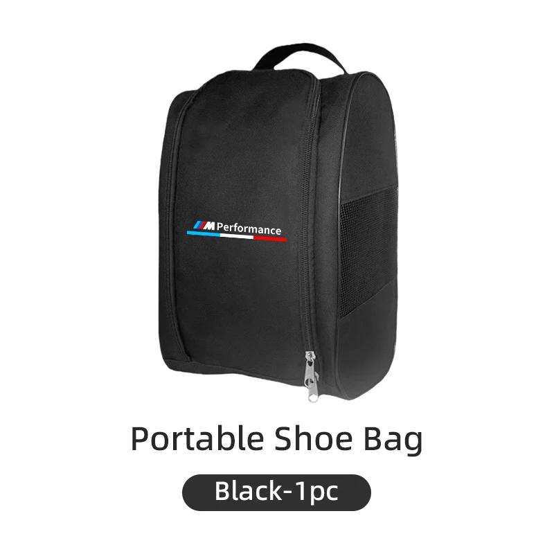BAGH3 2026 Car Sticker Car Logo Sneaker Storage Bag Travel Outing Shoe Storage Tools Cars Accessories For BMW E46 E90 E60 F20 F10 F30
