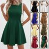 2026 Women's Lace-up V-neck Long Evening Gown - European & American Style