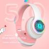 Wireless Luminous Cat Ear Bluetooth Headset