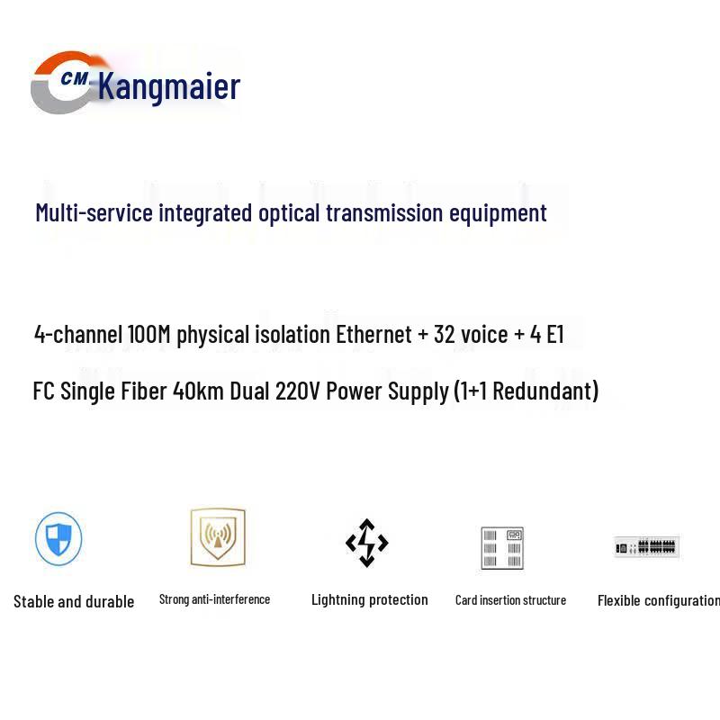 CMR Multi-Service Fiber Optic Transceiver