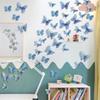 10Pcs/set 3D Butterfly Wall Decoration PVC Wall Stickers DIY Art Stickers Children's Home Classroom Navidad New Year Party Decor